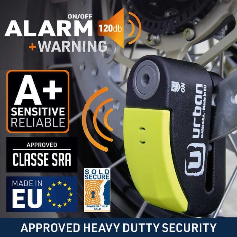 URBAN SECURITY 999 S.R.A SINIFI ALARMLI DİSK KİLİDİ 14mm PİM