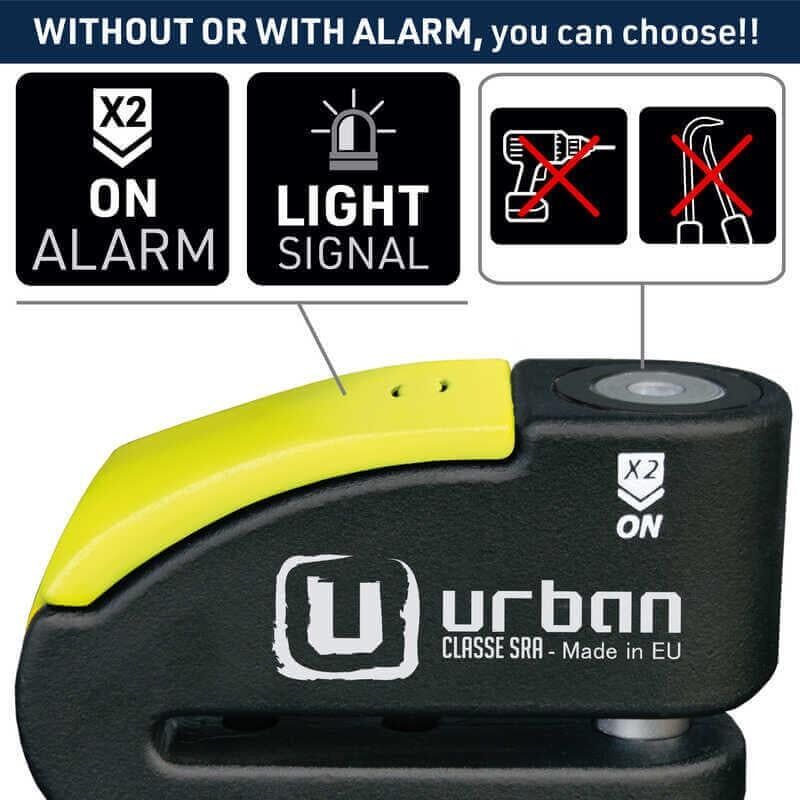 URBAN SECURITY 999 SRA ALARMLI DİSK KİLİDİ 14mm