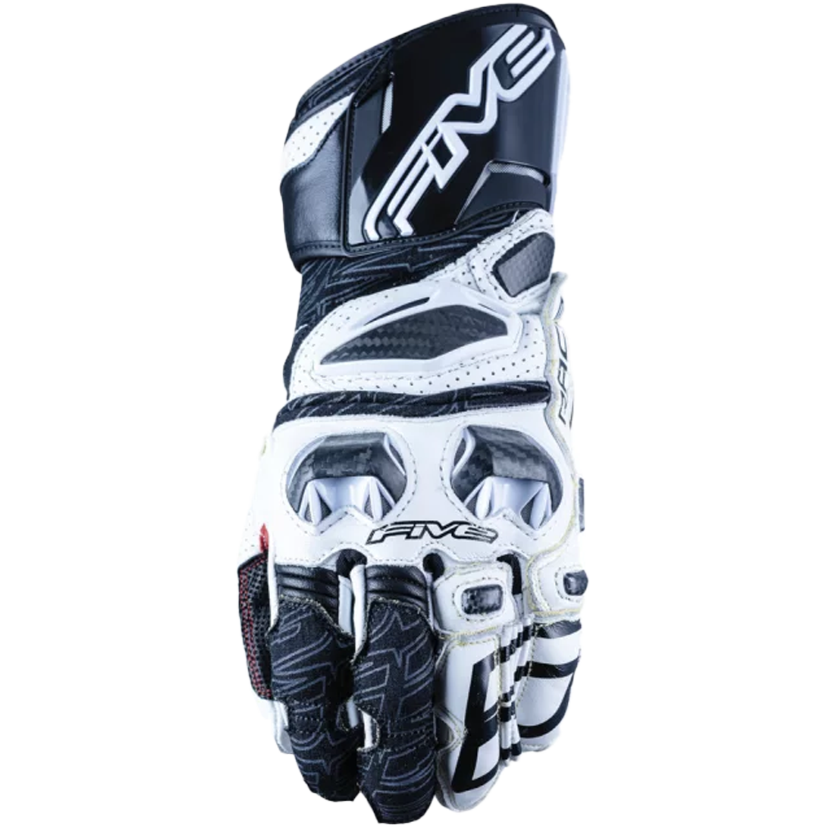 RFX Race - Siyah/Beyaz Yarış Eldiveni