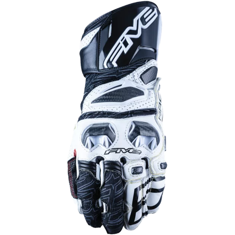 Five Gloves RFX Race - Siyah/Beyaz Yarış Eldiveni