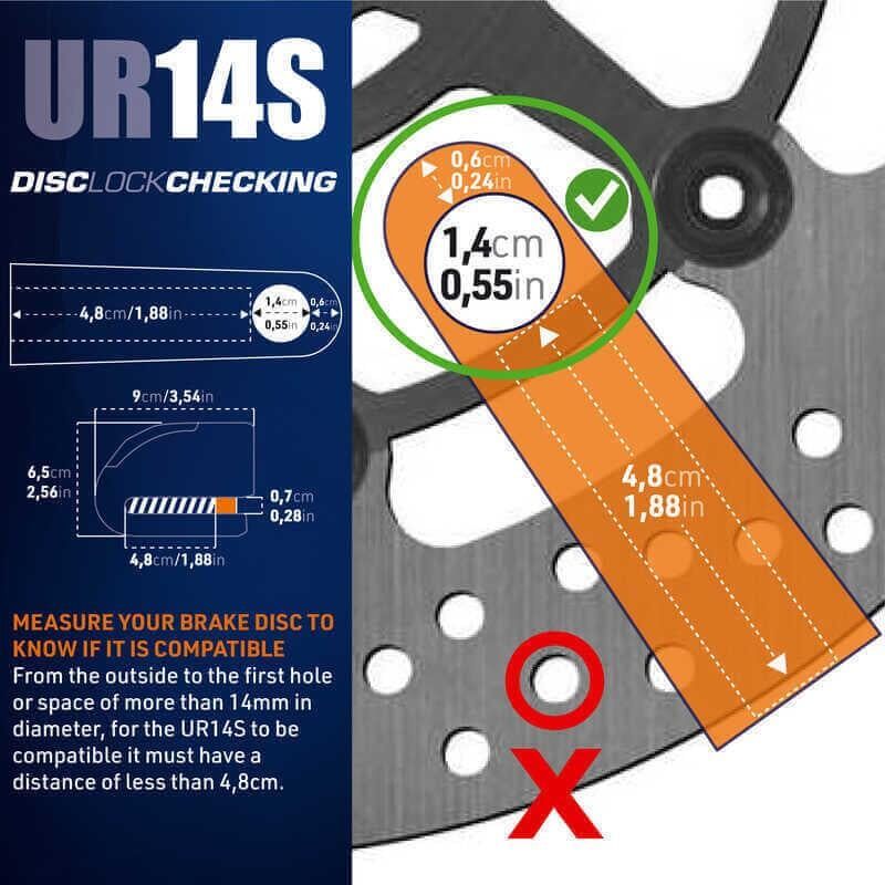 URBAN SECURITY UR14S SRA ALARMLI DİSK KİLİDİ