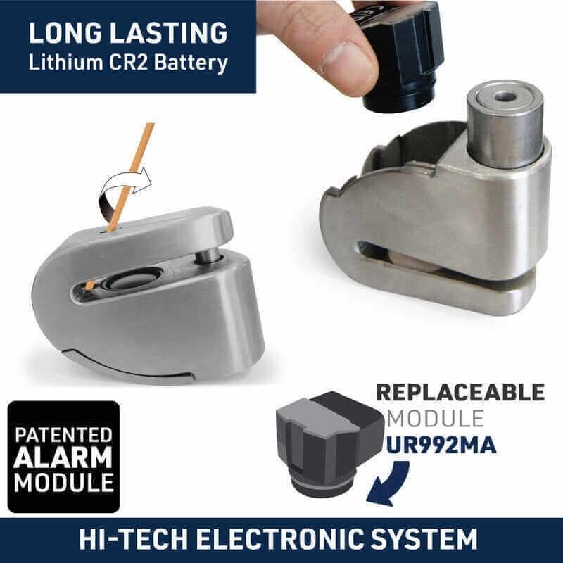 URBAN SECURITY UR14S SRA ALARMLI DİSK KİLİDİ