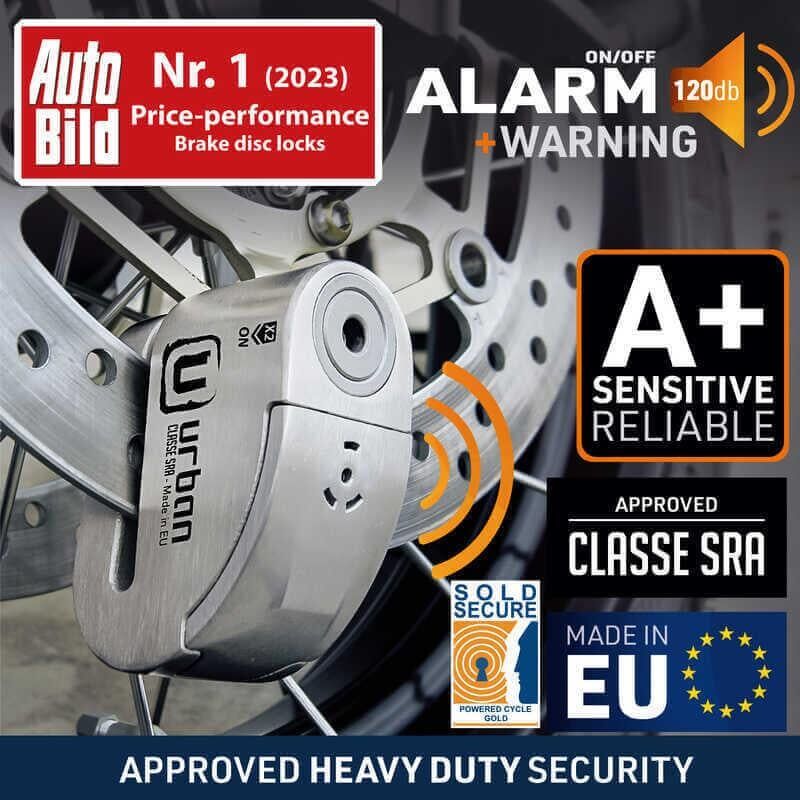 URBAN SECURITY UR14S SRA ALARMLI DİSK KİLİDİ