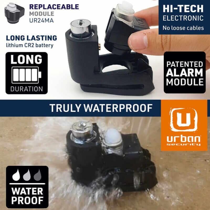 URBAN SECURITY UR6 ALARMLI DISK KILIDI 6mm