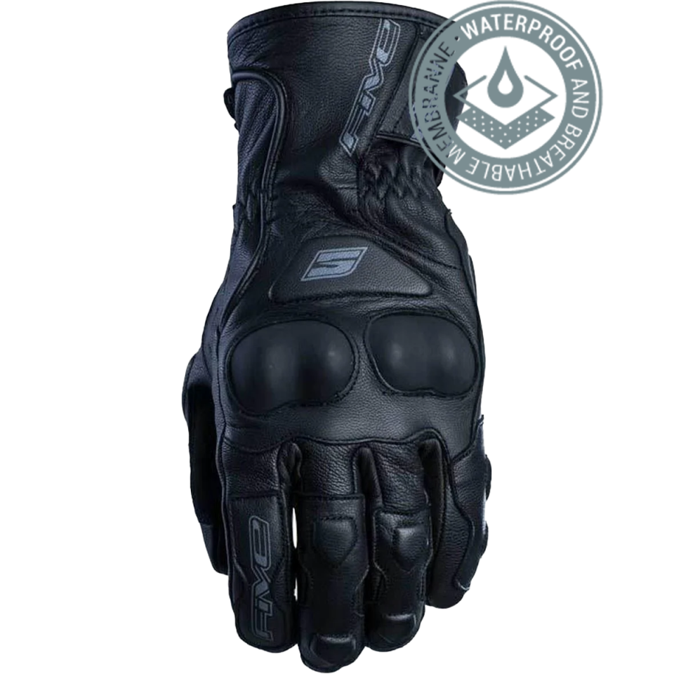 Five Gloves RFX4 WP - Siyah Su Geçirmez Kışlık Motosiklet Eldiveni