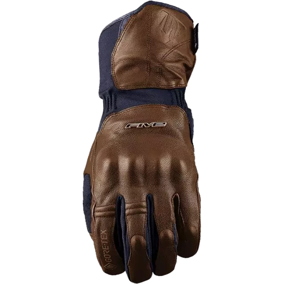 Five Gloves WFX Skin GTX - Kahverengi Su Geçirmez Kışlık Korumalı Deri Eldiven