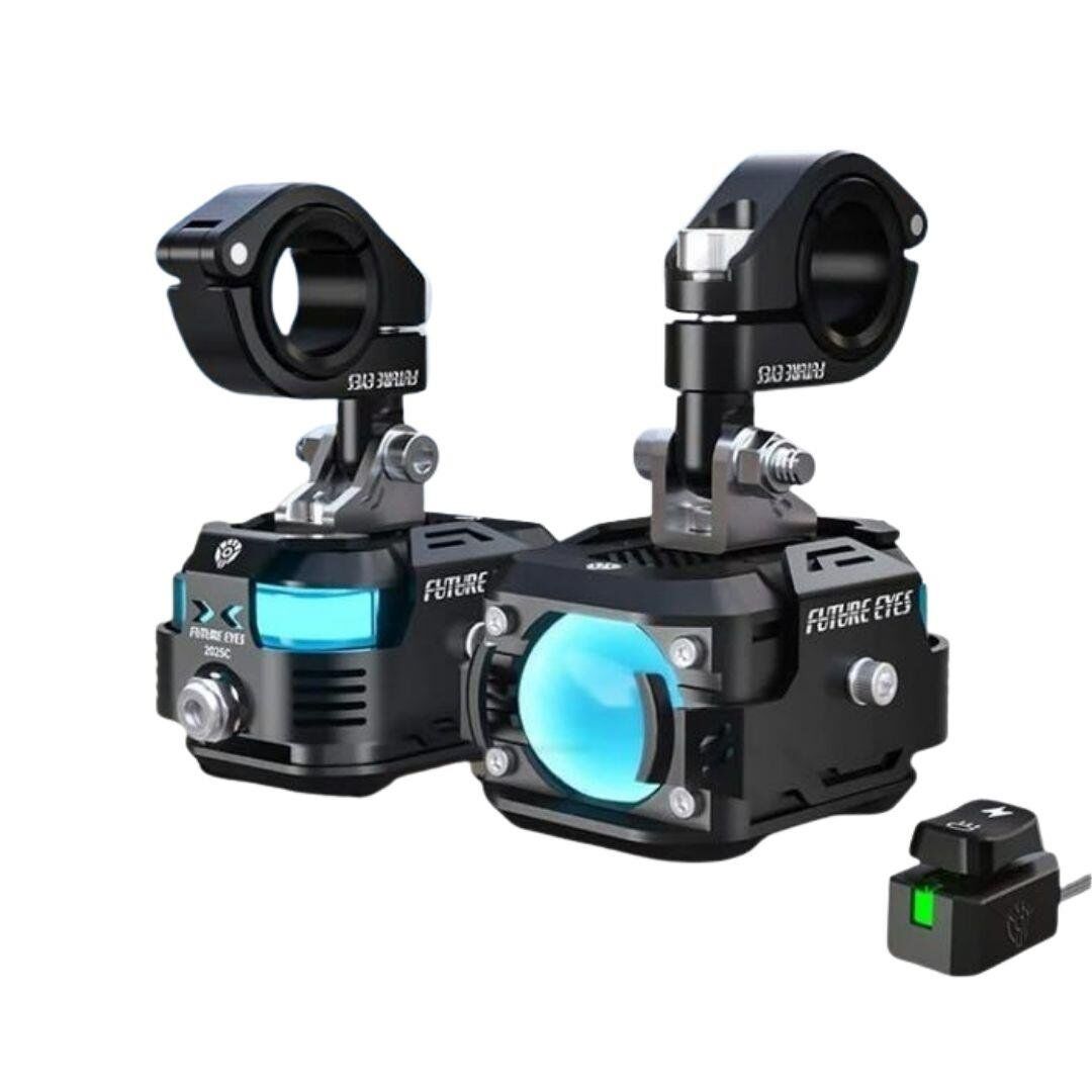 Future Eyes F150 PRO Motosiklet Sis Farı 60W Mavi Angel