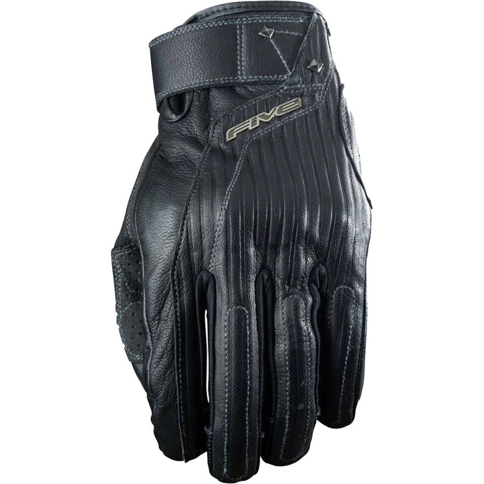 Five Gloves El Camino - Siyah Deri Motosiklet Eldiveni