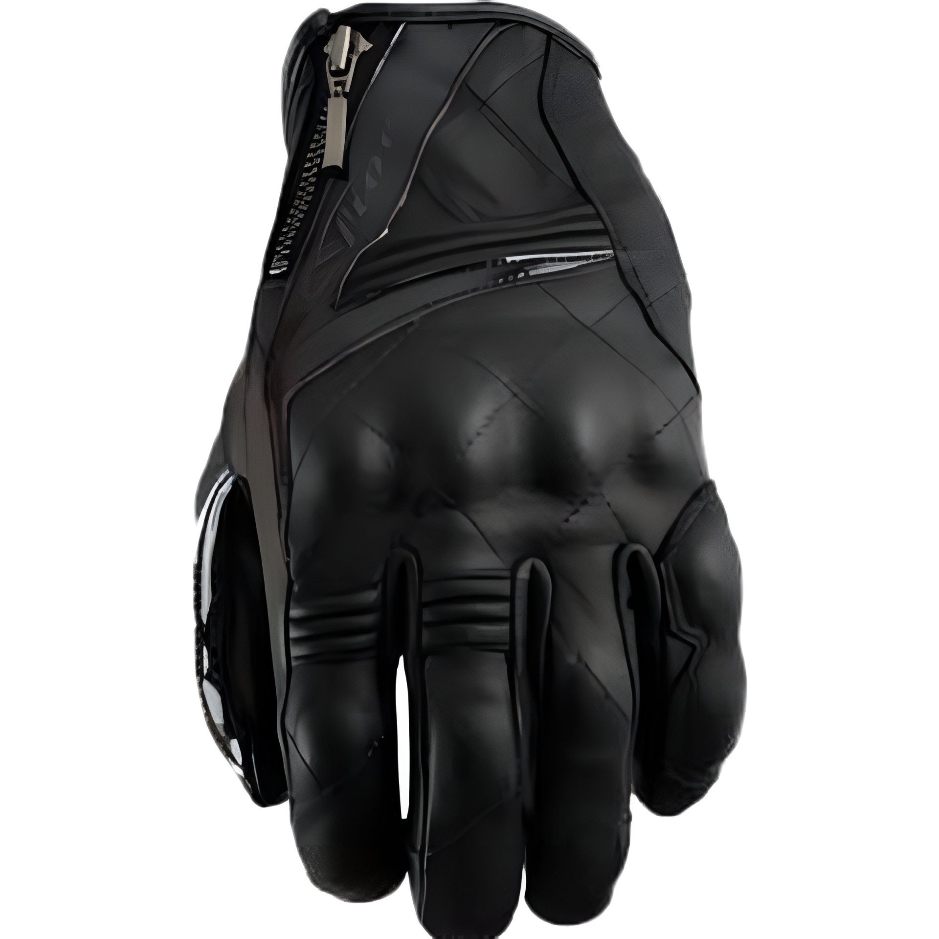 Sport City - Siyah/Deri/Kadın Motosiklet Eldiveni