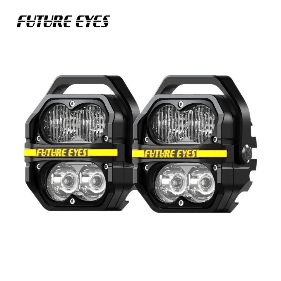 Future Eyes Z4 Motosiklet Sis Farı 120W (Sarı Işık)
