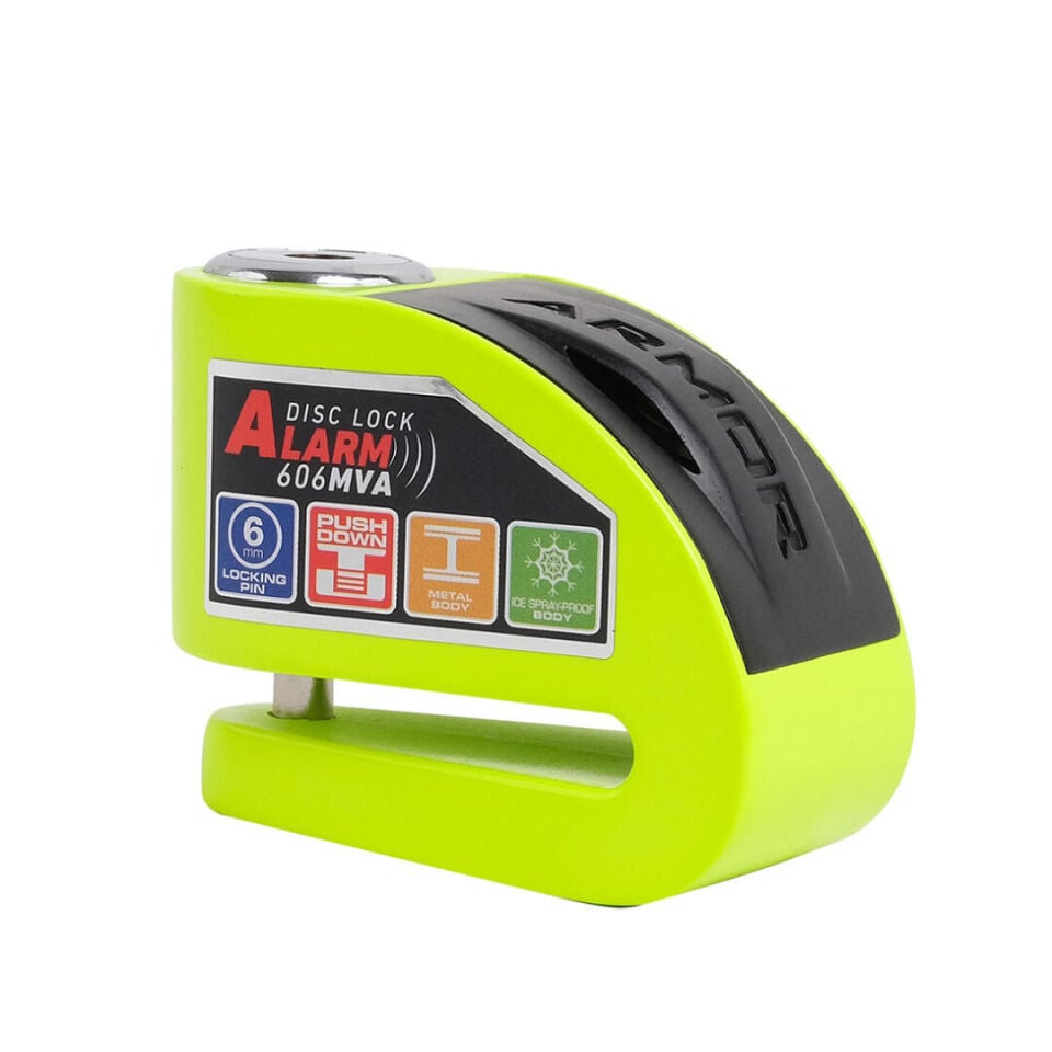 ARMOR 606MVA ALARMLI DİSK KİLİDİ 6mm Yeşil