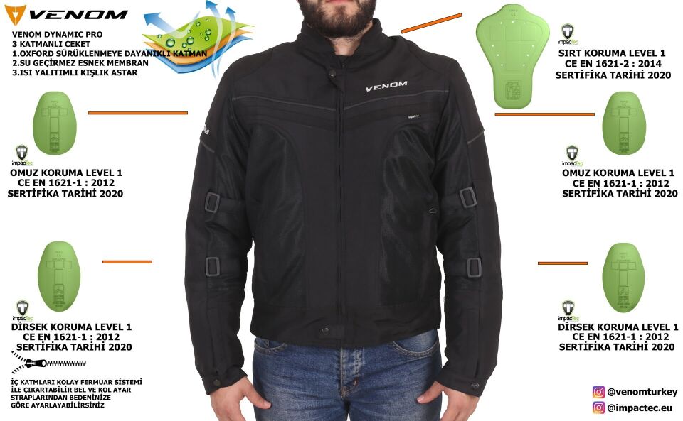 DYNAMIC PRO v2 CORDURA SİYAH