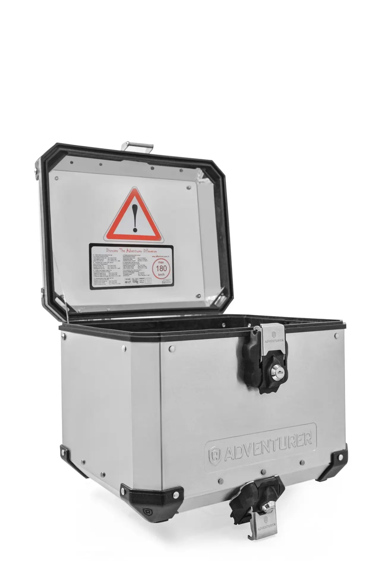 Alüminyum Arka Çanta , Husqvarna Norden 901 Metalik Gri - Husqvarna - 38L