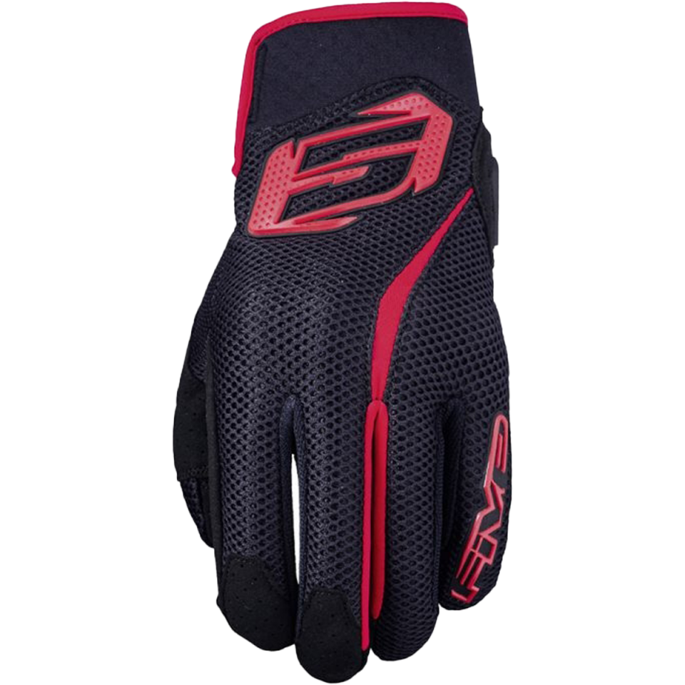 RS5 Air - Siyah/Kırmızı Motosiklet Eldiveni