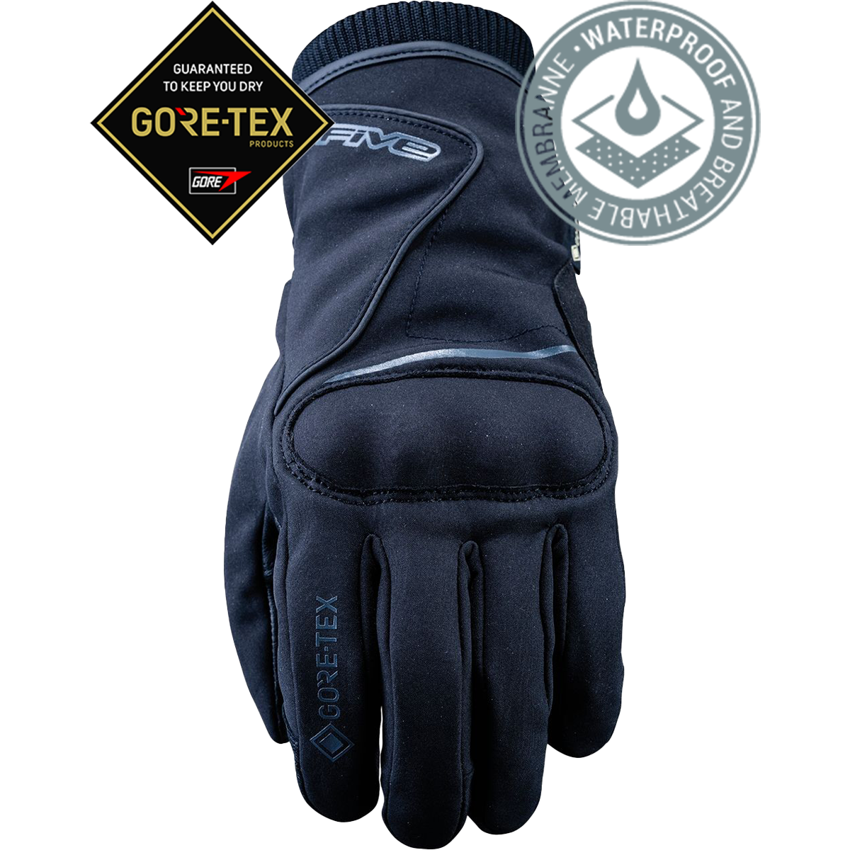 Stockholm GTX - Siyah Su Geçirmez Kışlık Eldiven