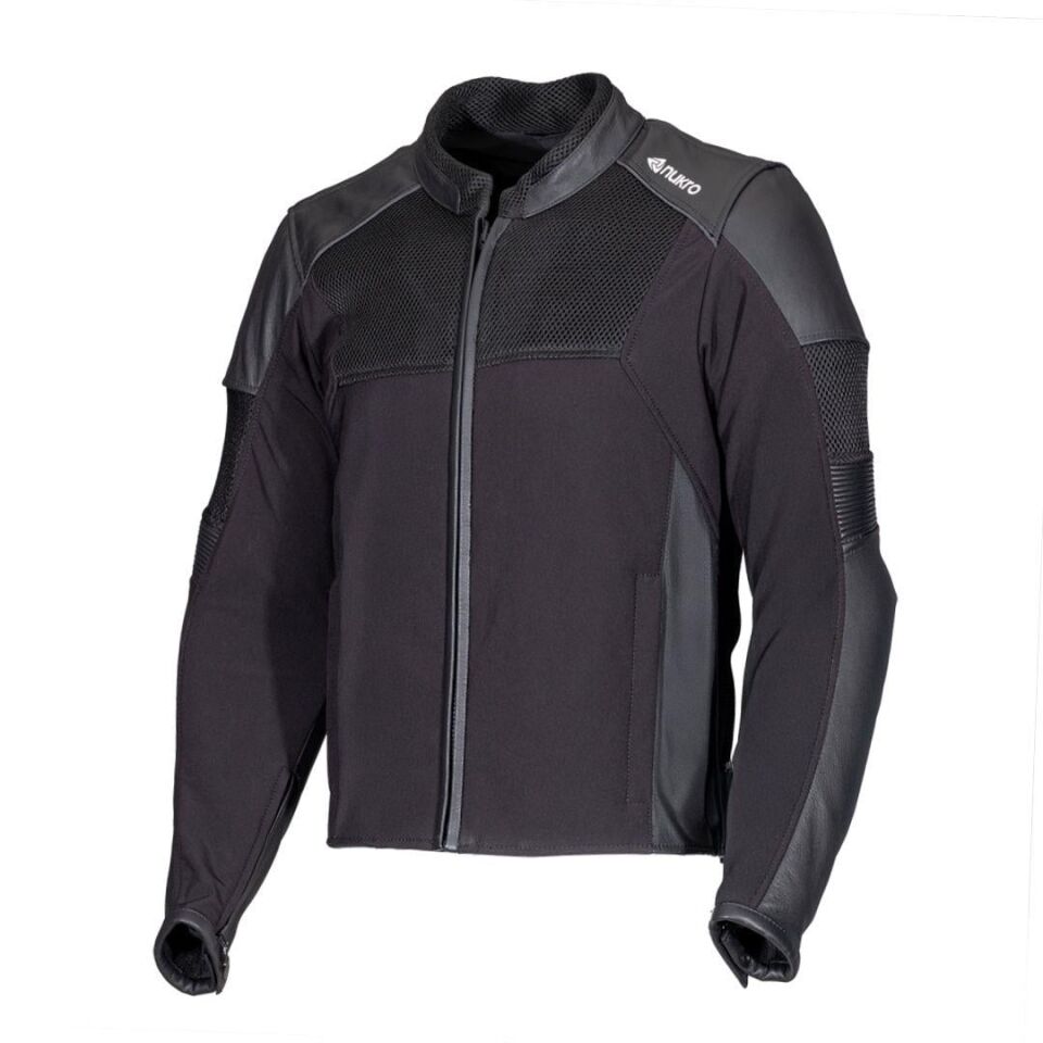 Nukrowear Shadow Yazlık Deri Motosiklet Montu 2XL