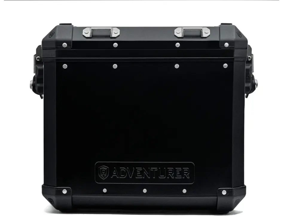 Alüminyum Yan Çanta Seti , Aprilia Tuareg Siyah - APRILIA