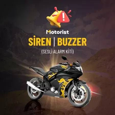 MOTORIST SİREN (SESLİ ALARM)