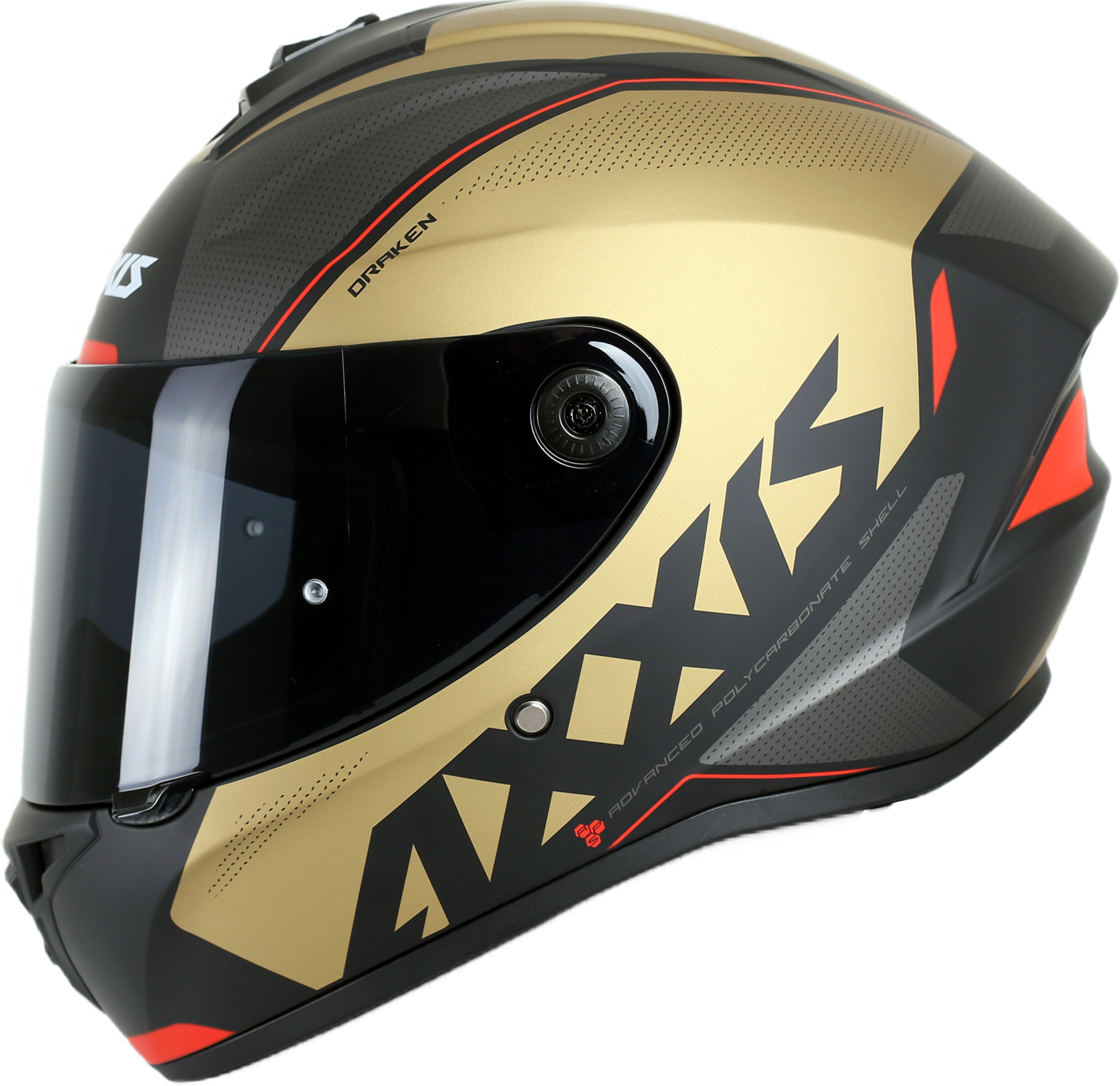 Draken S Gear Mat Kırmızı Gri Açık Kahverengi