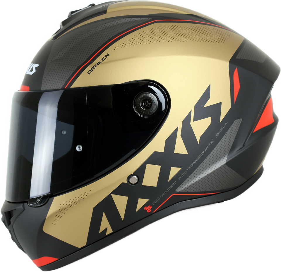 Axxis Draken S Gear Mat Kırmızı Gri Açık Kahverengi