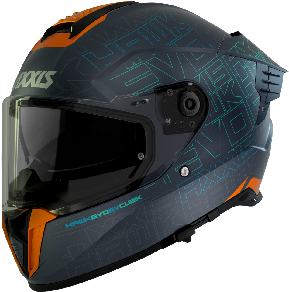 Axxis Hawk Evo Cubik Turuncu