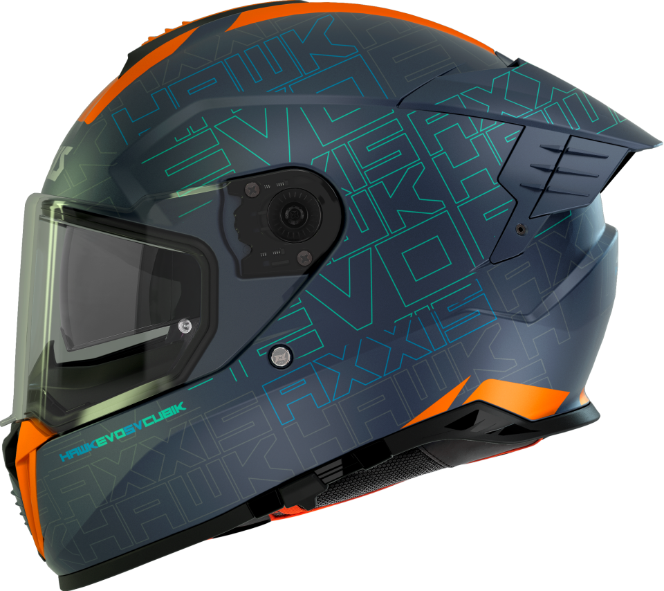 Axxis Hawk Evo Cubik Turuncu