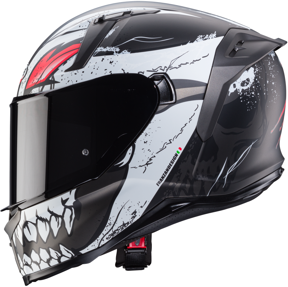 Avalon Punk Mat Gri Siyah Kırmızı