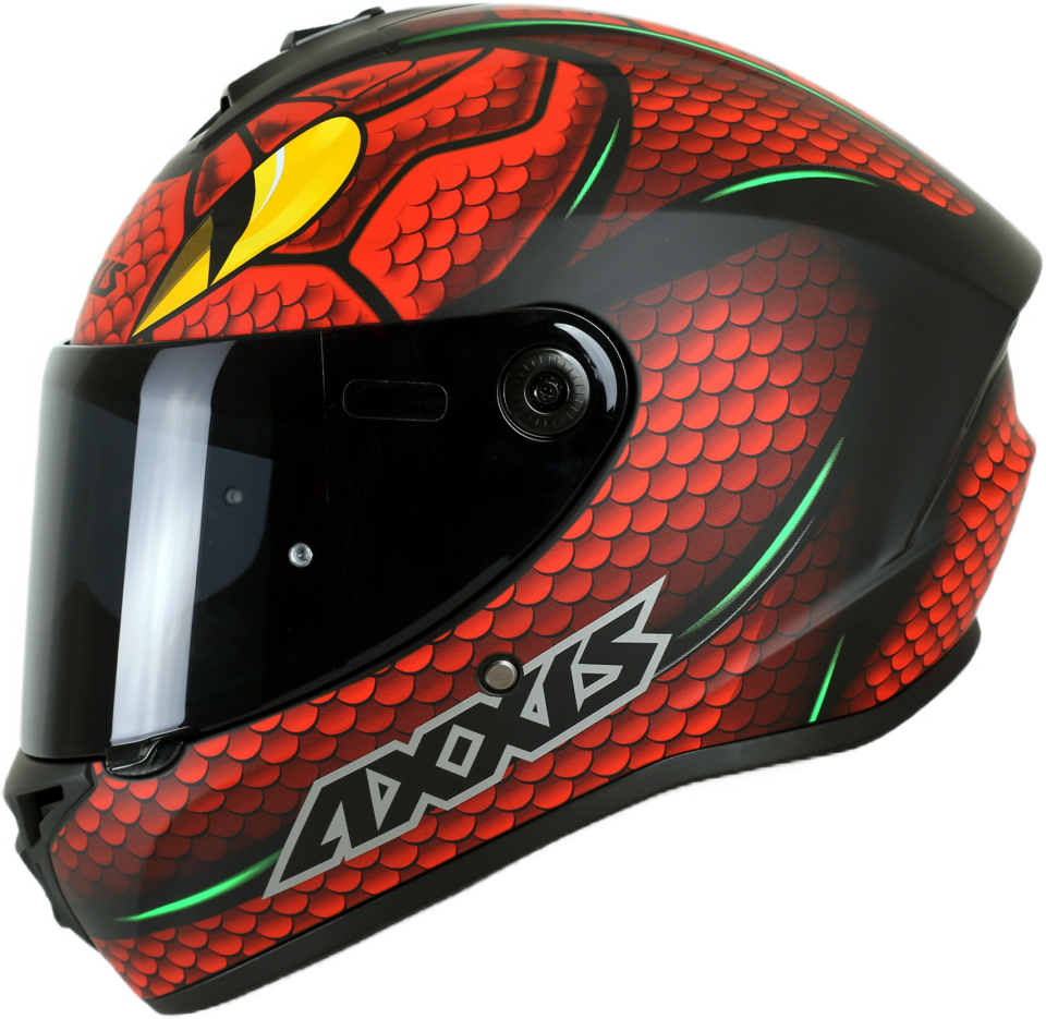 AXXİS DRAKEN S NAHESA A5 MAT KIRMIZI KASK