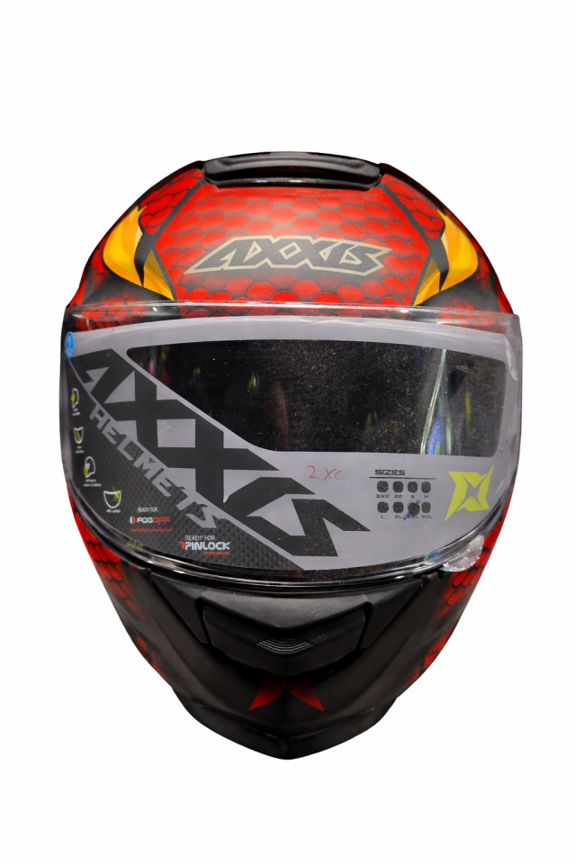 AXXİS DRAKEN S NAHESA A5 MAT KIRMIZI KASK