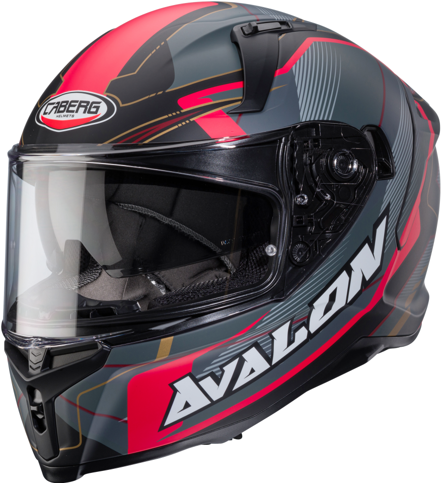 Avalon Optic Mat Siyah Gri Kırmızı