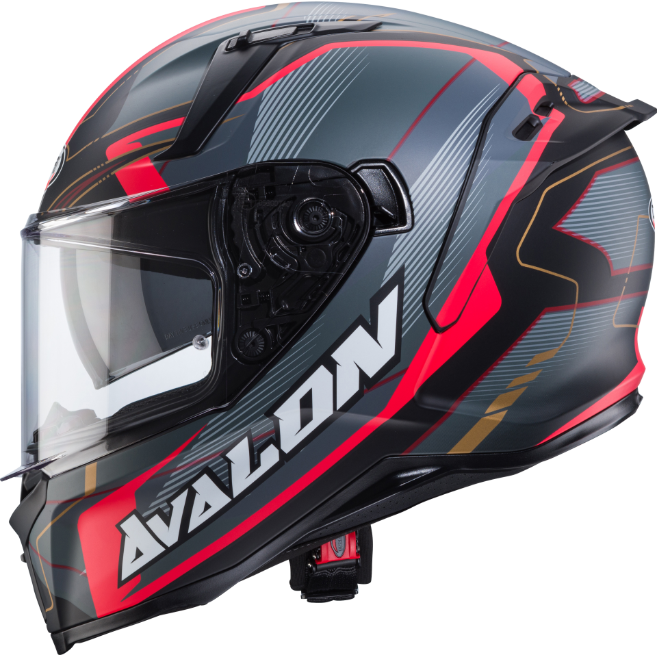 Avalon Optic Mat Siyah Gri Kırmızı