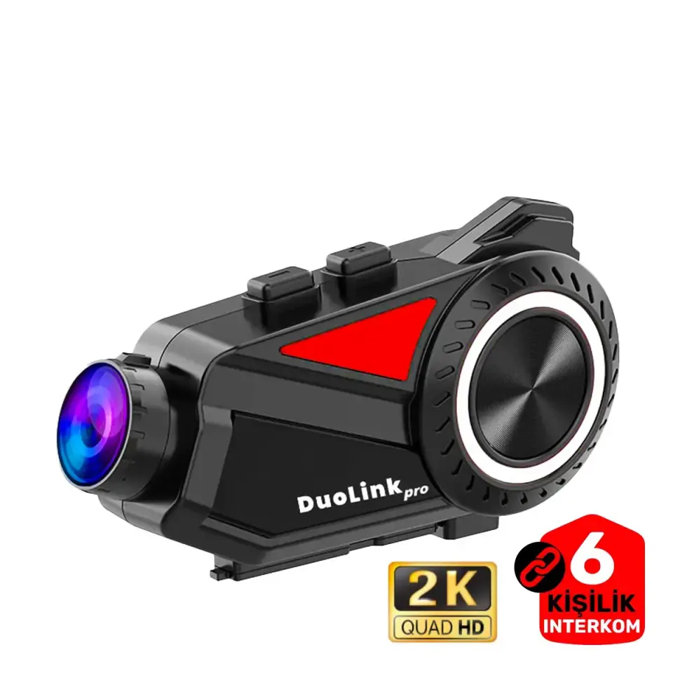 DuoLink X74 Pro İnterkom Motosiklet Kameralı 360° Modül