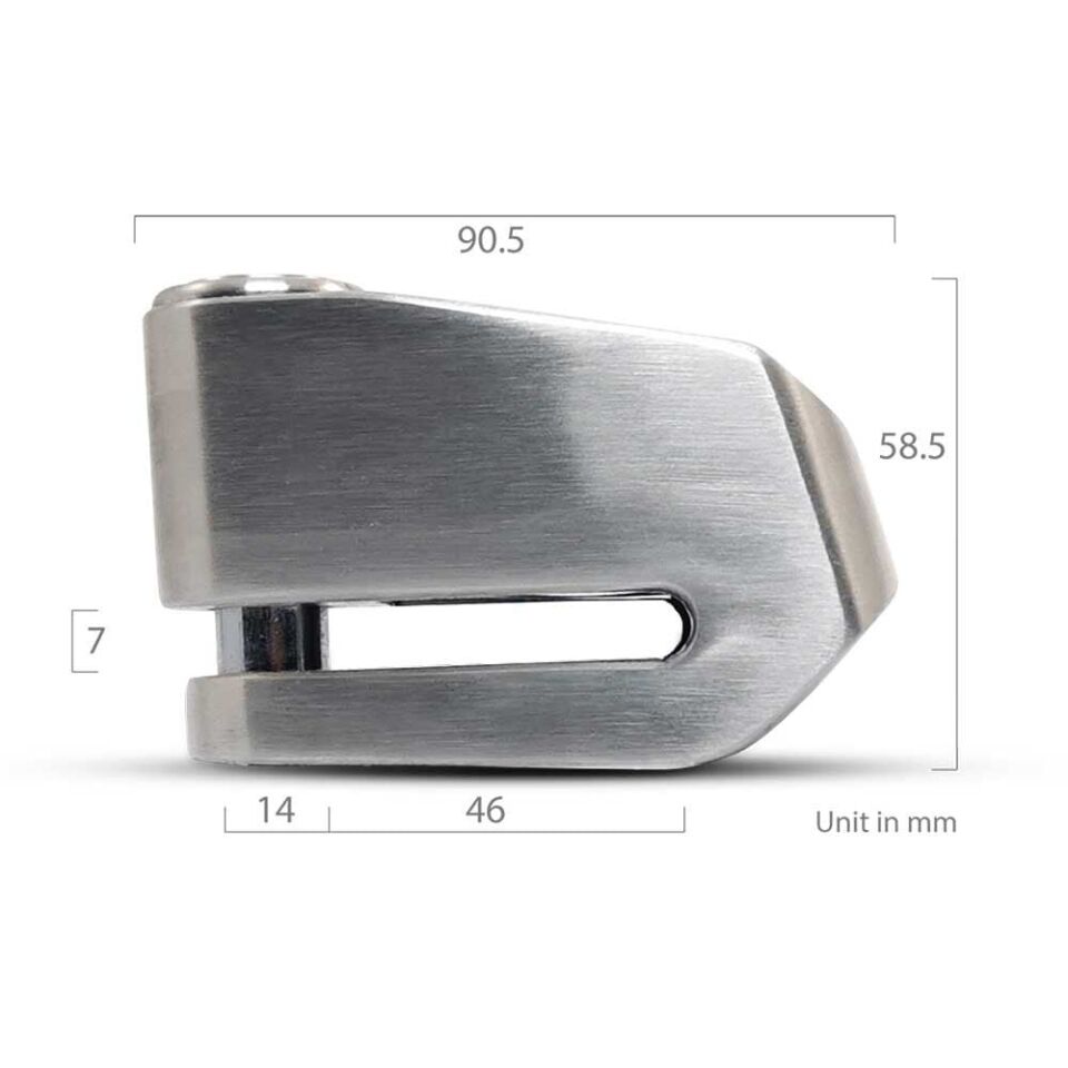 CRANNS VD14 Alarmlı Disk Kilidi 14mm