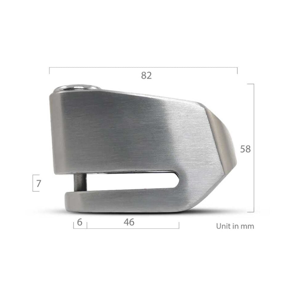 CRANNS VP6 Alarmlı Disk Kilidi 6mm