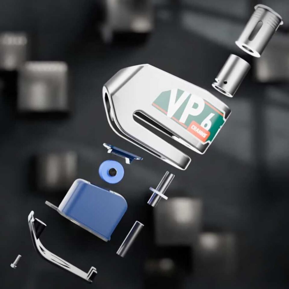 CRANNS VP6 Alarmlı Disk Kilidi 6mm