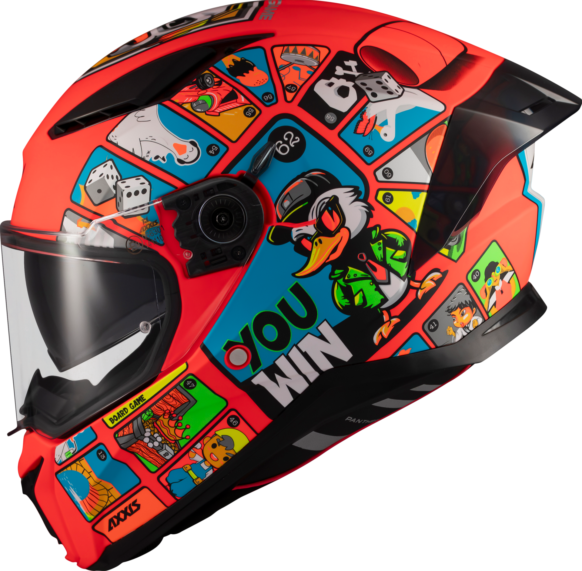 Panther Goose Game Mat Kırmızı