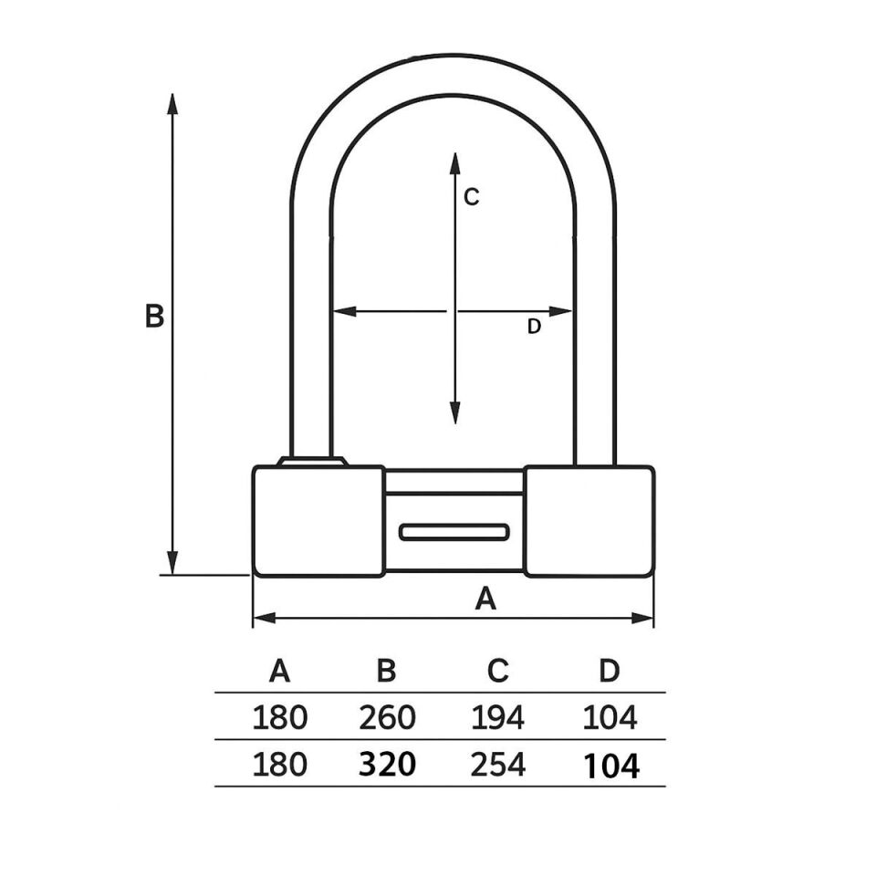 CARETECH CT-328 Disk Kilidi 18mm
