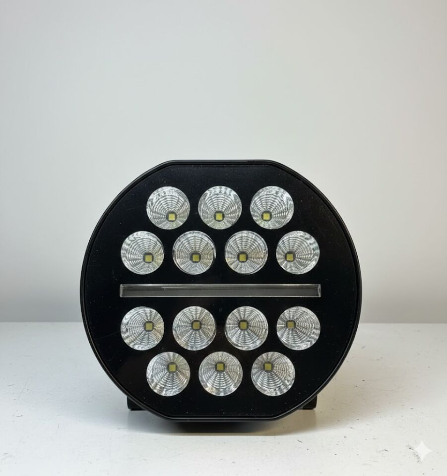 Space Offroad sis lambası 11,5 x 4,5 x 12cm yuvarlak beyaz-amber 12-80v 35w