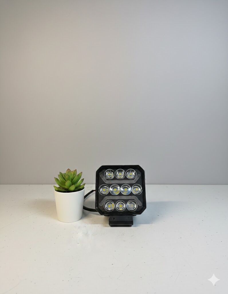 Offroad sis lambası 10 x 3,5 x 12cm beyaz-amber 12-80v 35w