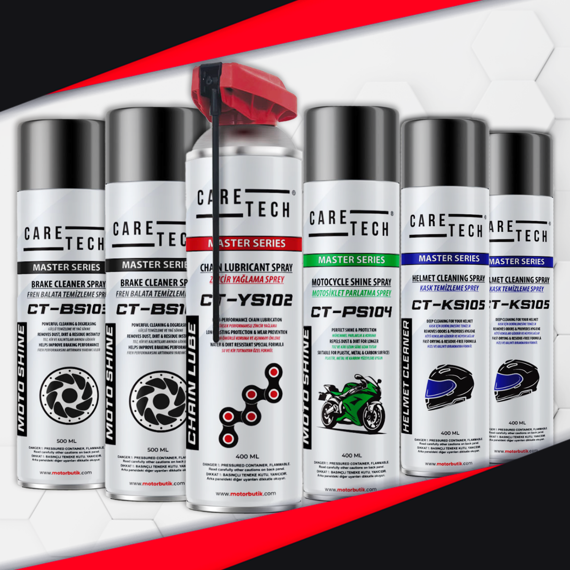 CARETECH CT-SET6-A Bakım Seti Sprey