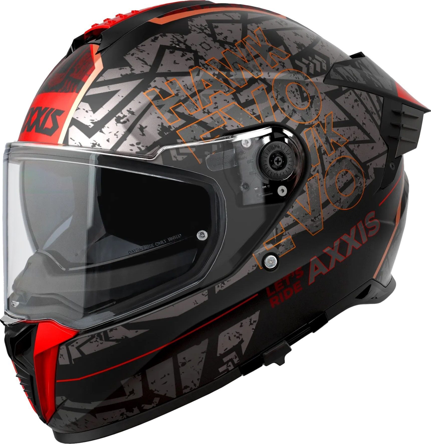 Hawk Evo Let's Ride Mat Kırmızı Gri