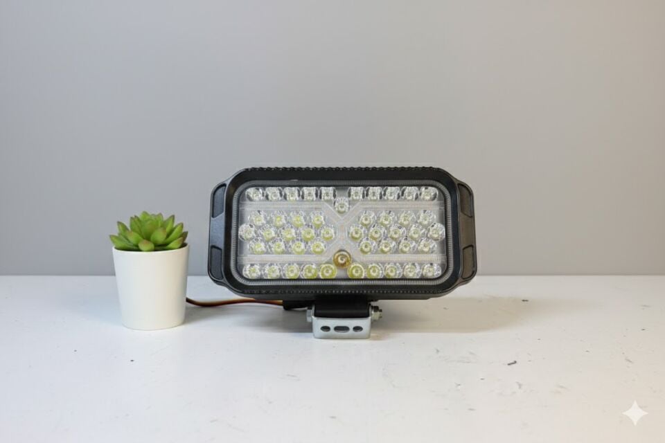 Space Sis lambası 24 cm beyaz-amber kayar sinyalli 12-80v