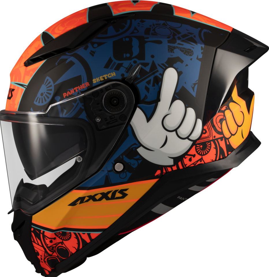 Panther Sketch Mat Turuncu