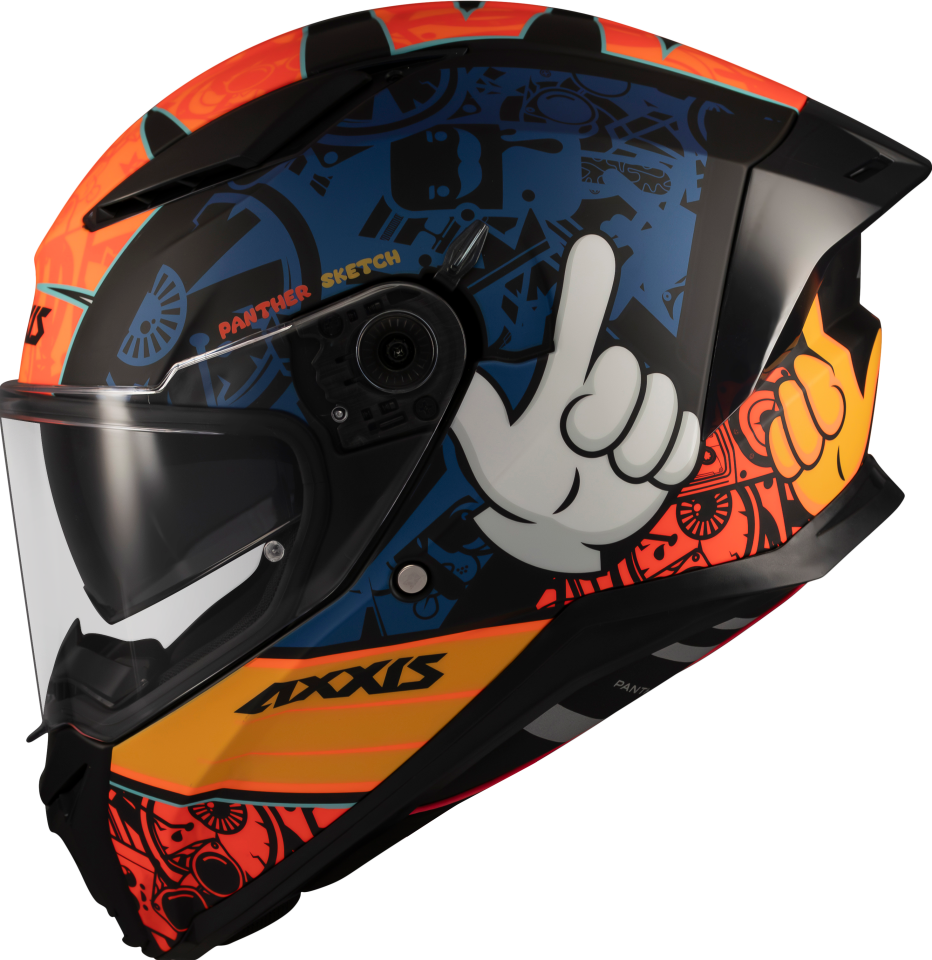 Panther Sketch Mat Turuncu