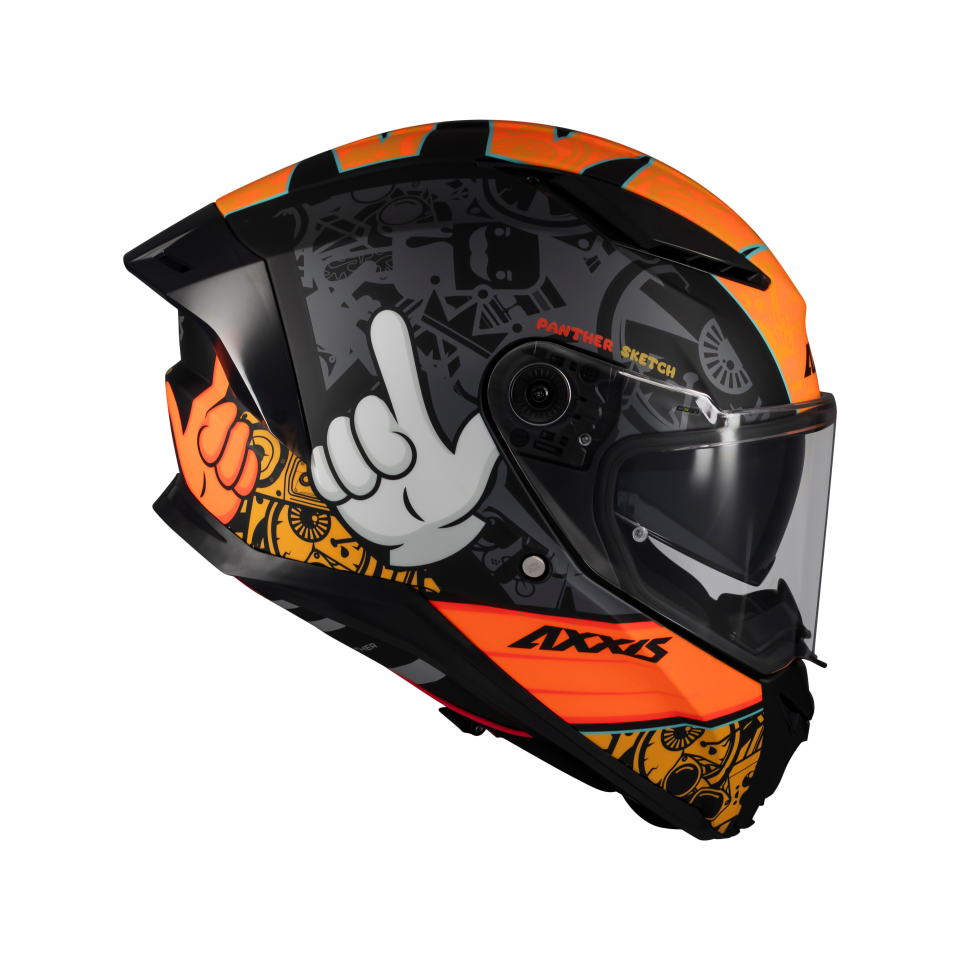 Panther Sketch Mat Turuncu