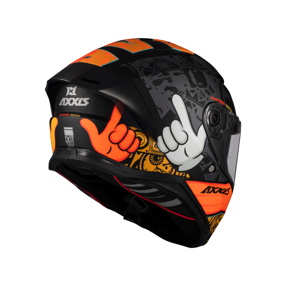 Panther Sketch Mat Turuncu