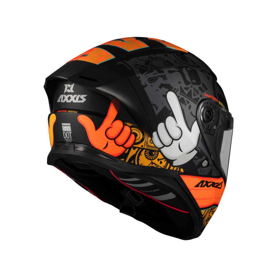 Panther Sketch Mat Turuncu