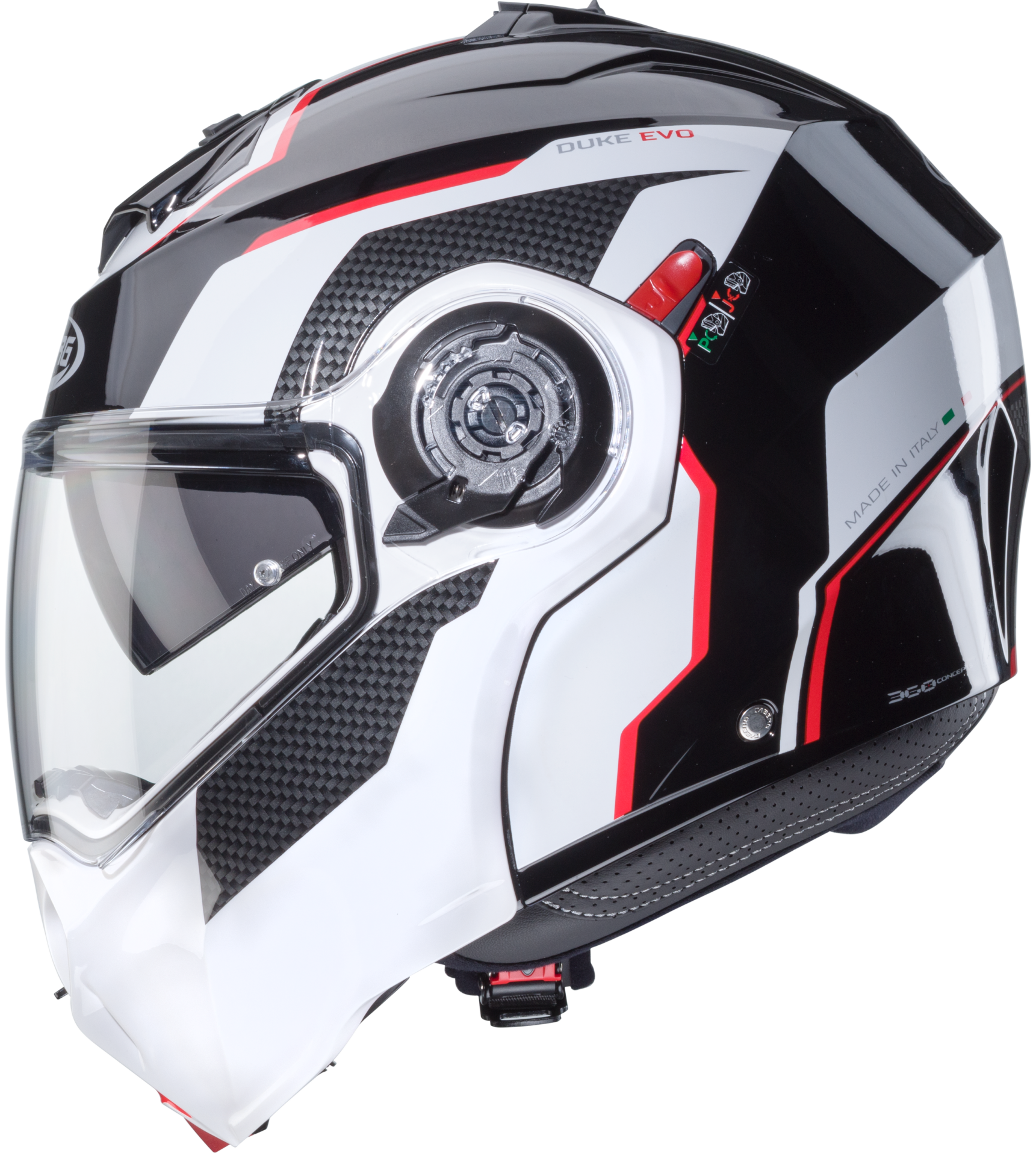 Duke Evo Move Siyah Beyaz Kırmızı