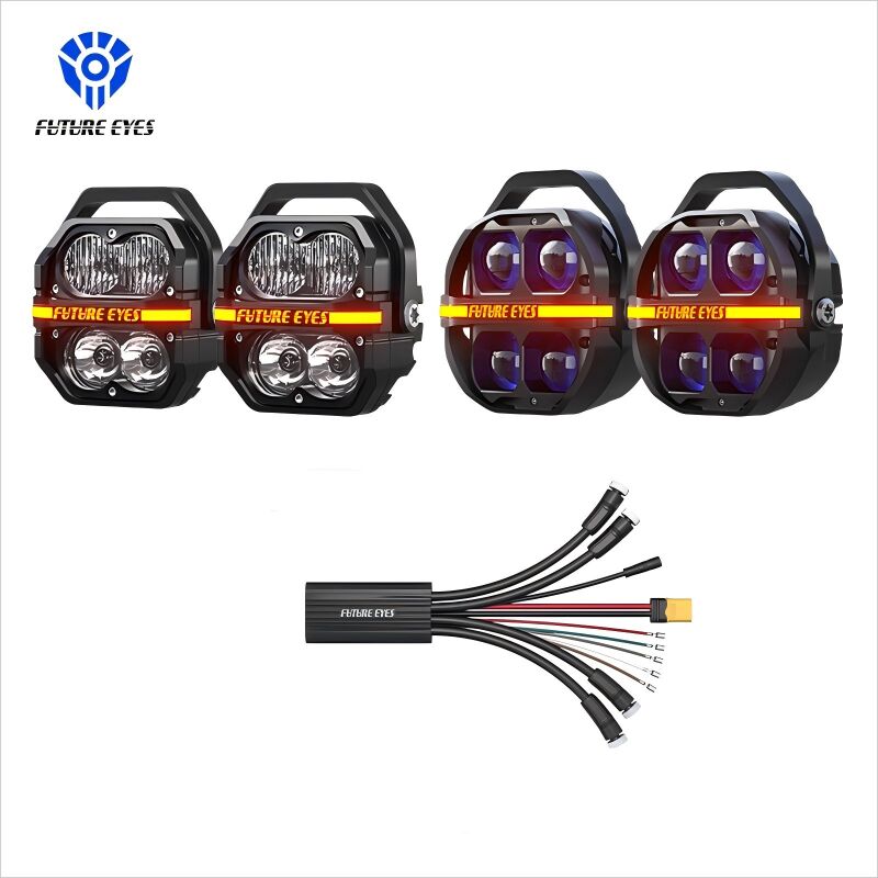 Future Eyes X100+Z4 Anahtar Setli Motosiklet Sis Farı