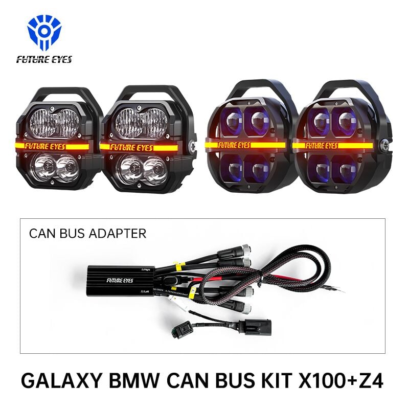 Future Eyes X100+Z4 CANBUS Set Motosiklet Sis Farı (4 Pinli)